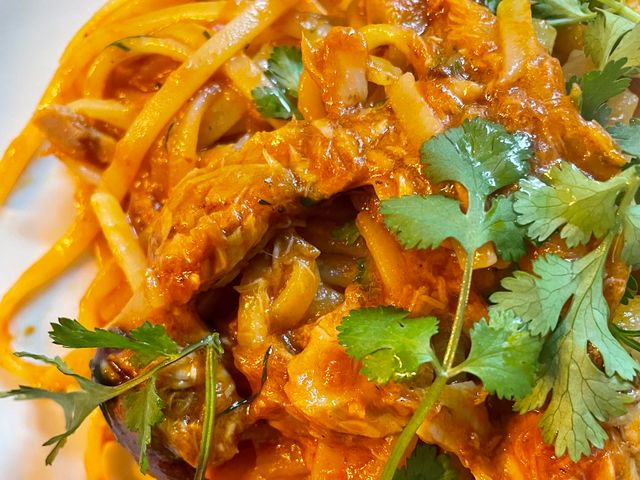 Linguine au thon et à la harissa