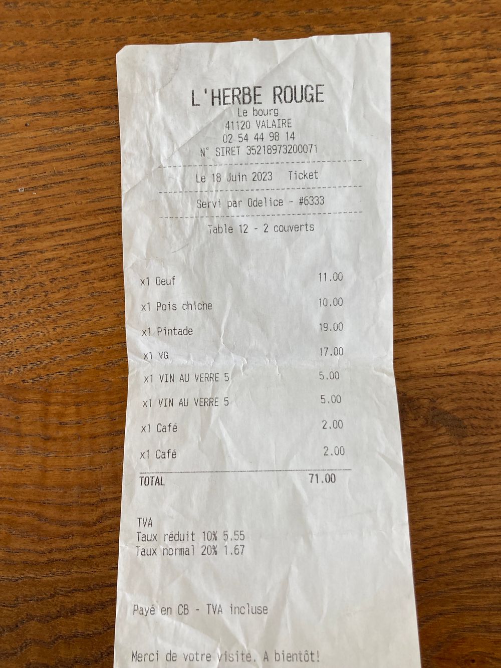 Addition L'Herbe Rouge