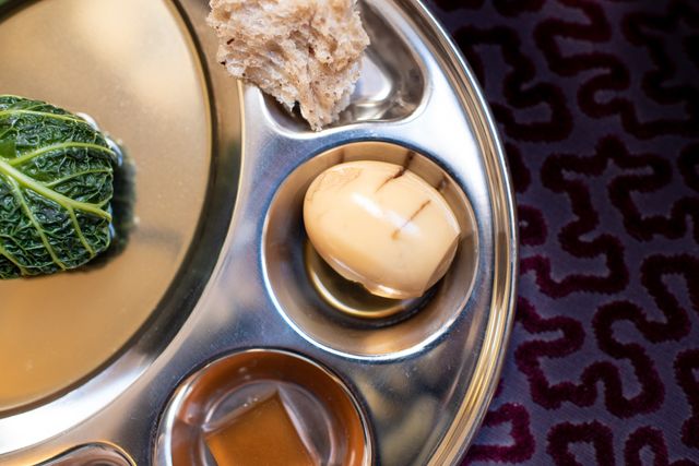 Œufs infusés au thé