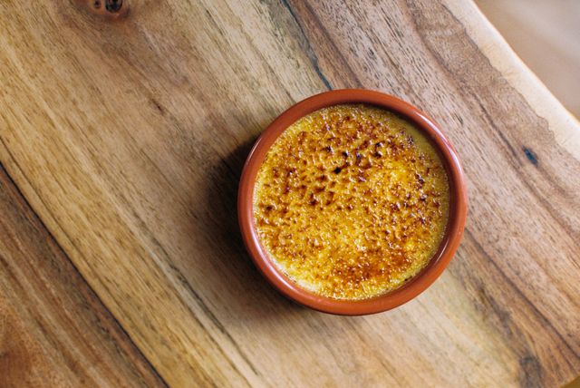 Crème brûlée à la verveine