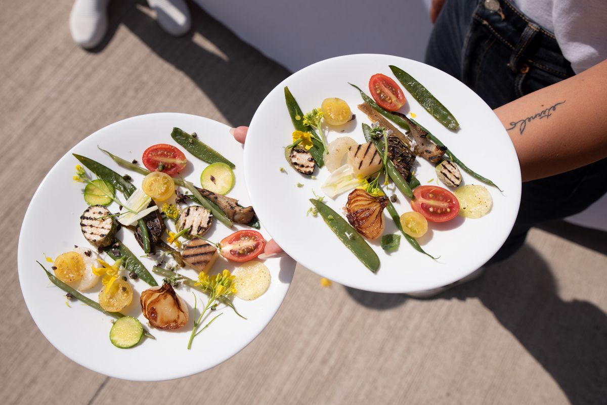 Partition maraîchère signée Arnaud Donckele