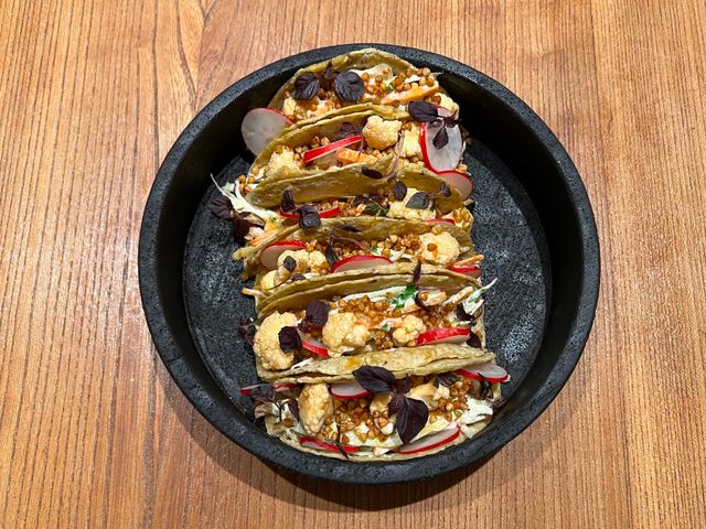 Tacos au chou-fleur et coleslaw