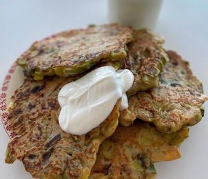 Pancakes de poireaux