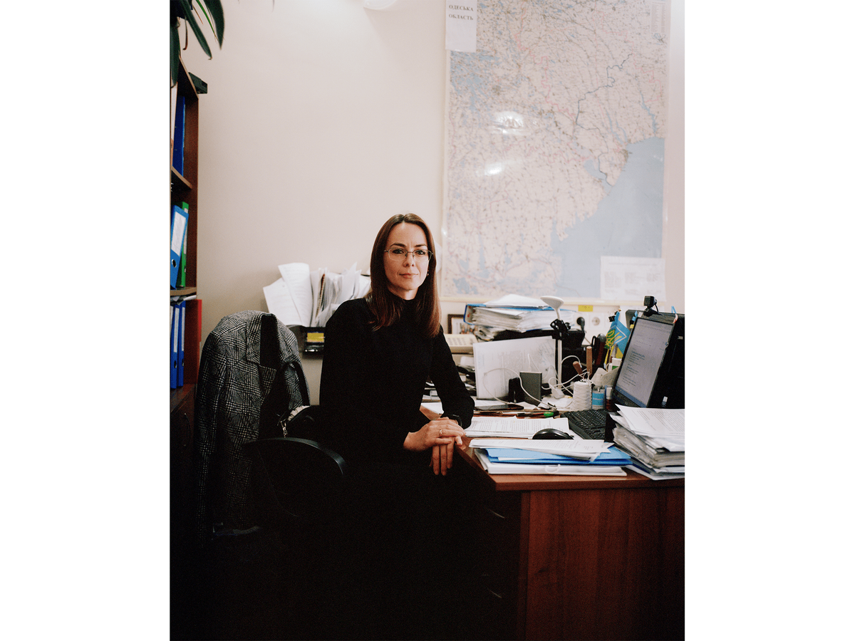 Irina Gaydashenko, directrice adjointe de l'agence régionale de la pêche.