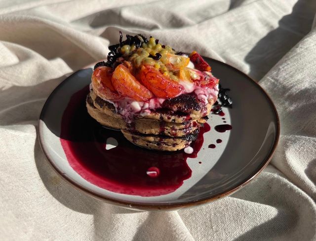 Pancakes de banane plantain