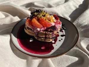 Pancakes de banane plantain