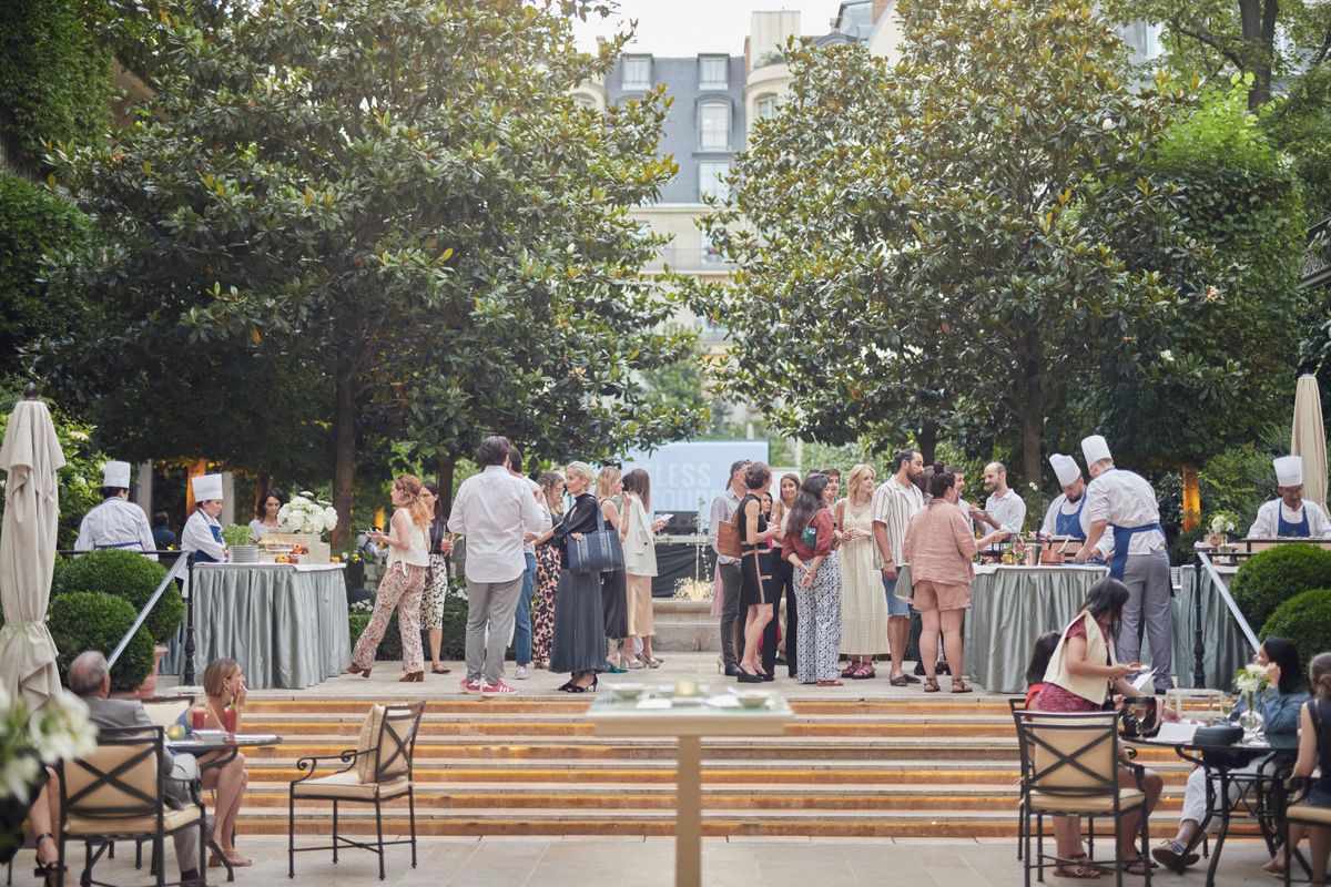 Un chic cocktail avant la projection 