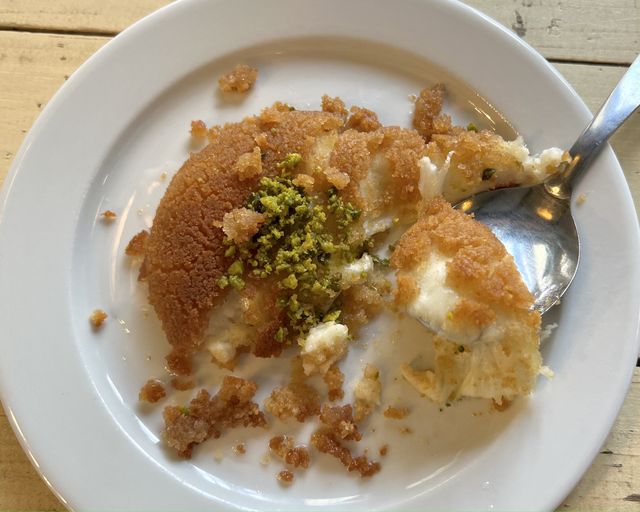 Knafeh à l'eau de rose et fleur d'oranger