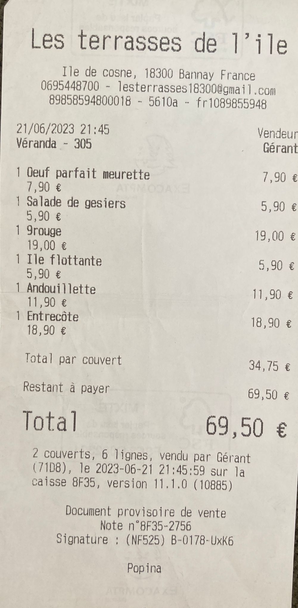 Cher-Les Terrasses de l'île