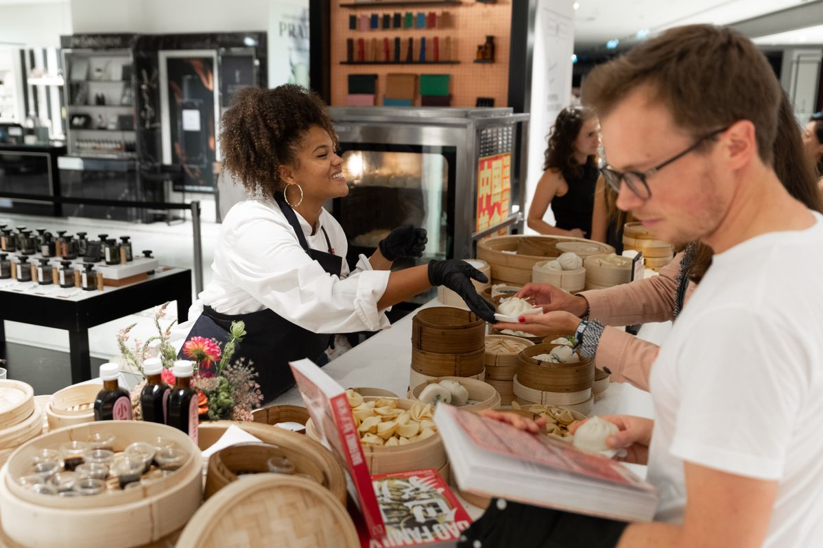 Des baozi déments et un client tout content