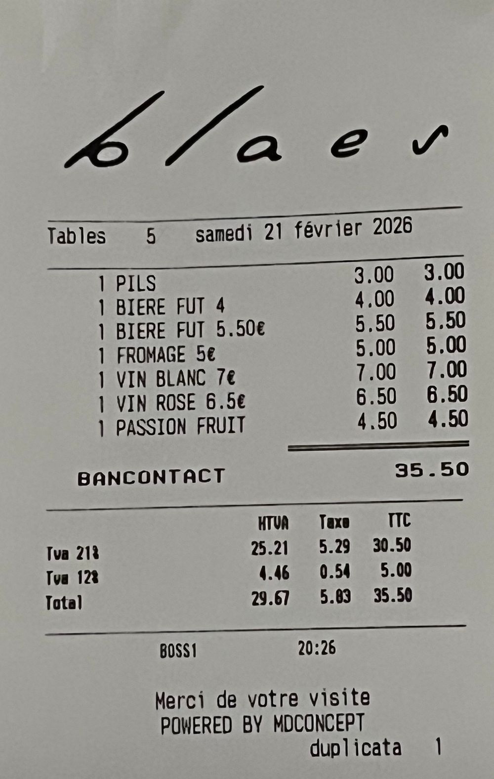 Blaes by Bartho - Liège (remb mars 26)
