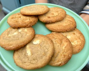 Cookies au beurre noisette et chocolat blanc