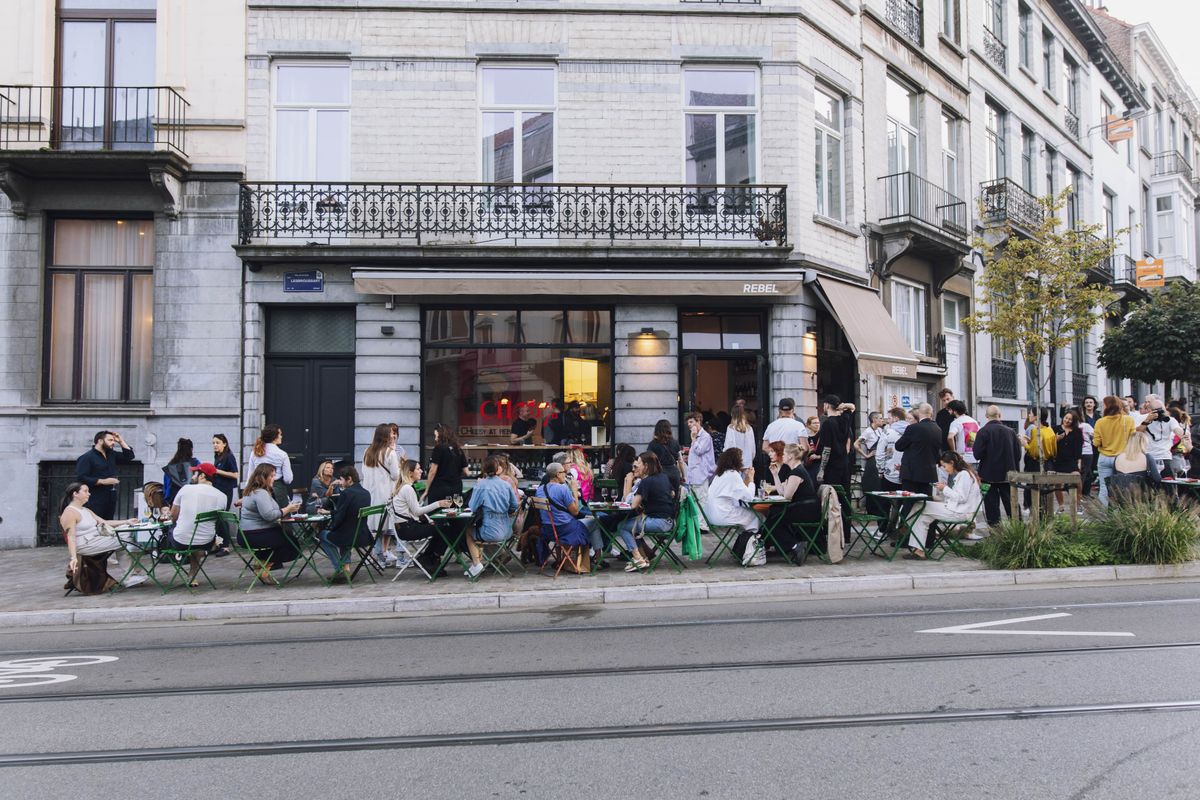 Rue Lesbroussart, the place to frit !