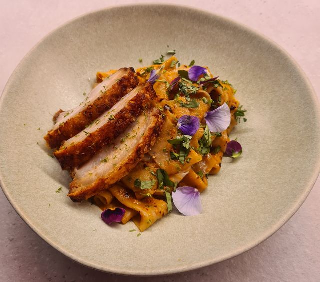 Nouilles au porc croustillant