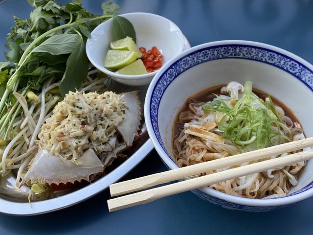 Nouilles instantanées au crabe