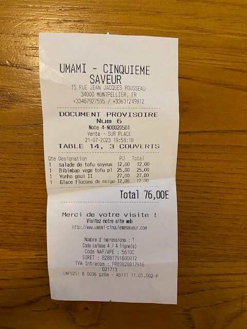 Herault-Umami Cinquième Saveur