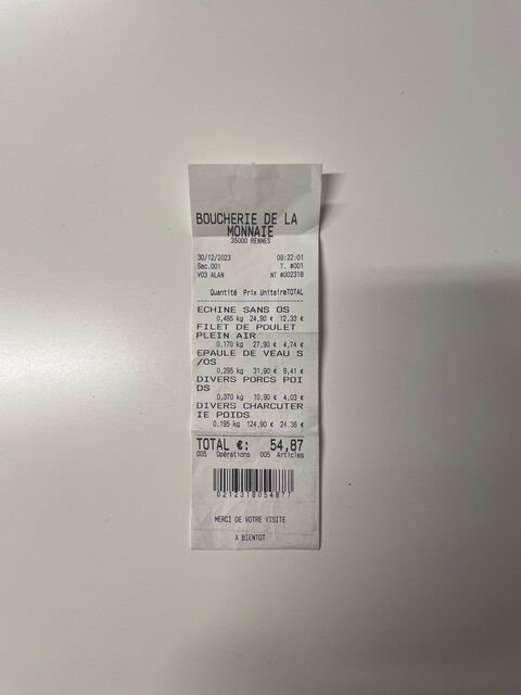 Boucherie de la monnaie