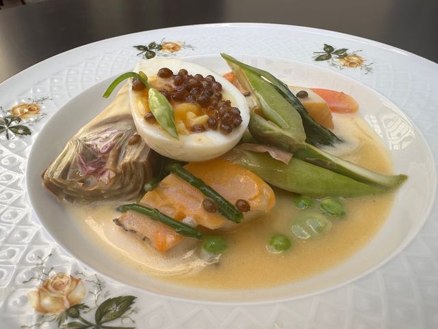 Haddock fumé et légumes printaniers