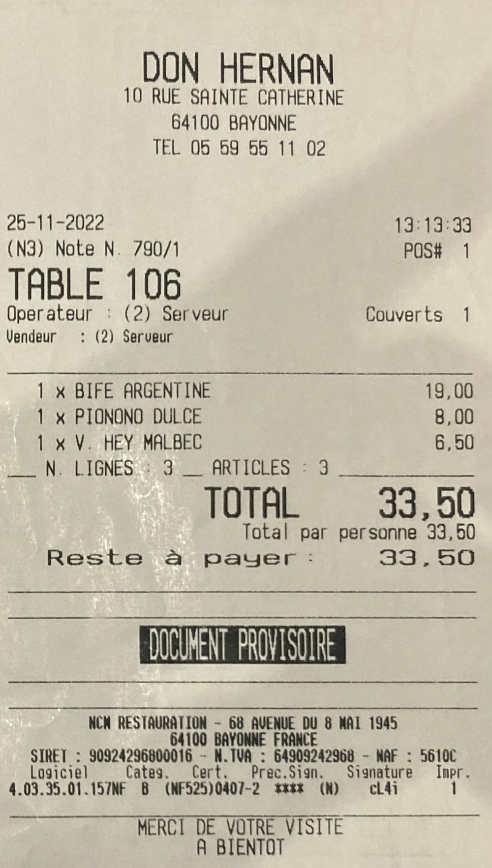 Pyrénées-Atlantiques-DON HERNAN