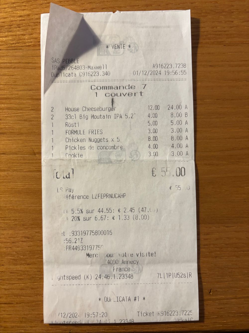 Haute-Savoie-Pebble Burger