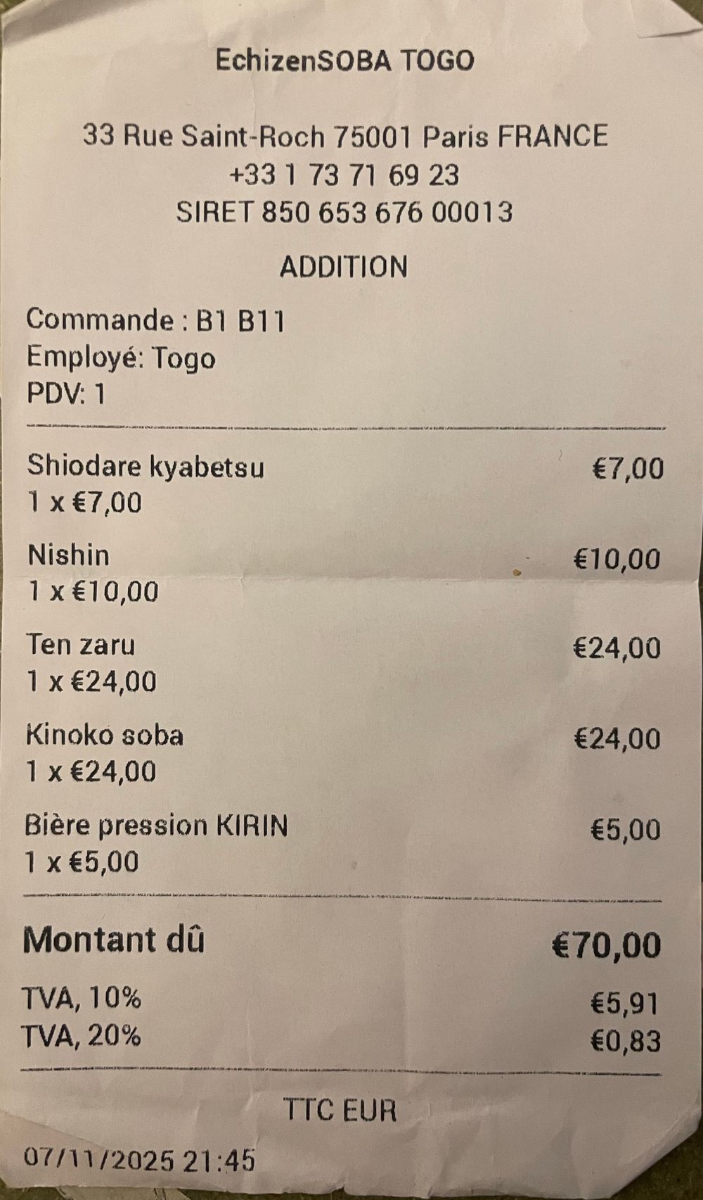 75001-Echizen Soba Togo