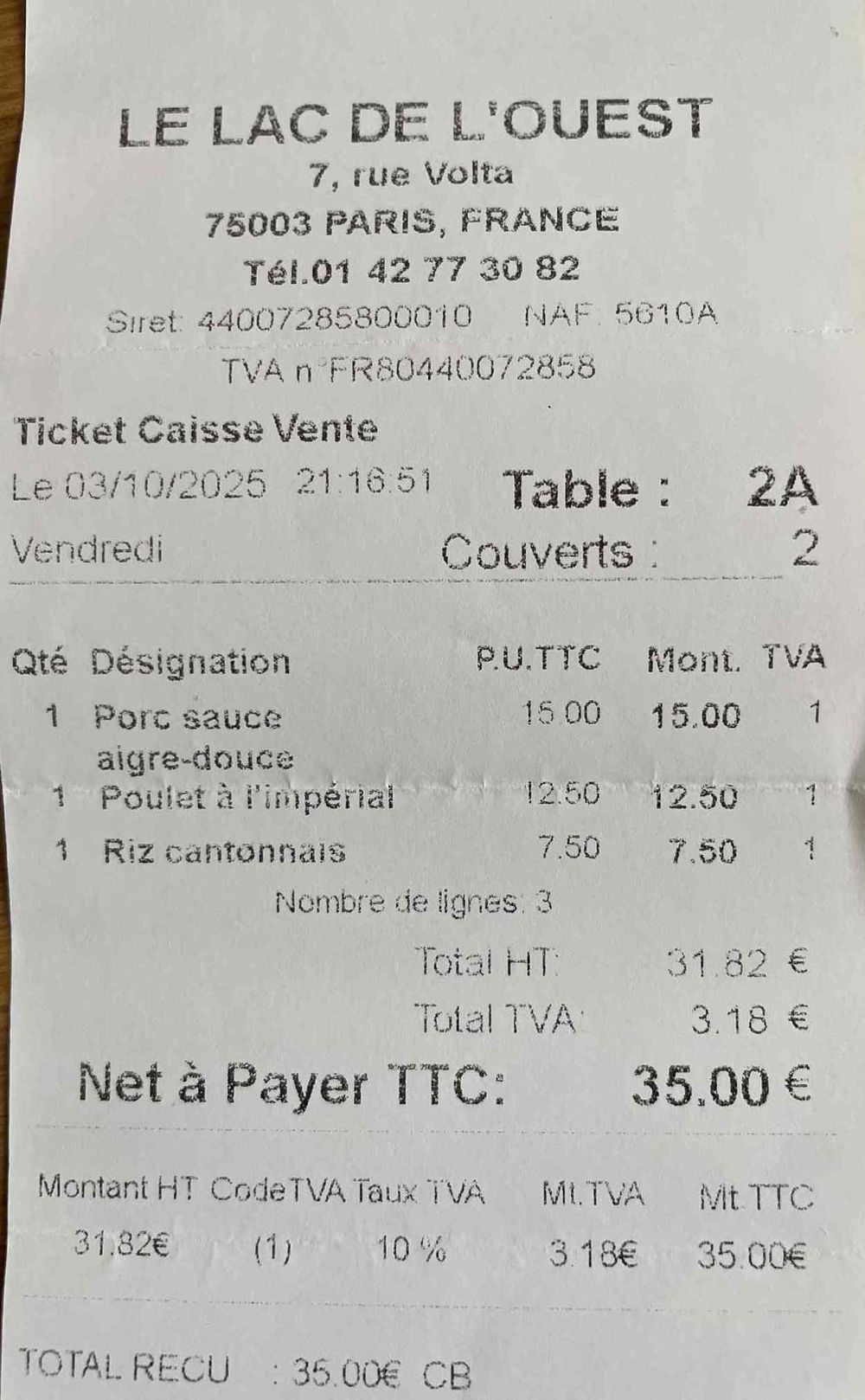 75003-Le Lac de l'Ouest