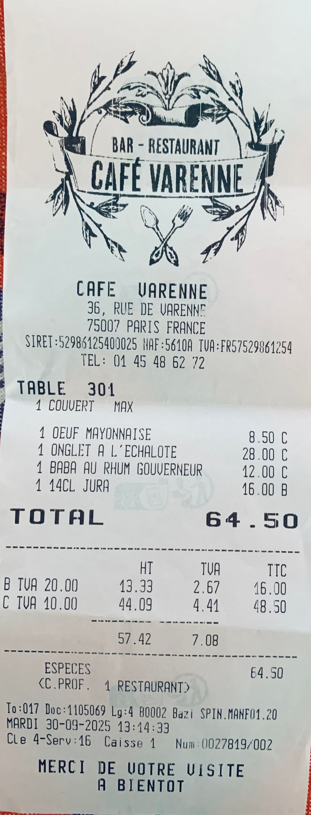 75007-Café Varenne
