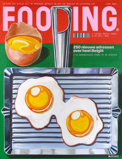 2025 Le Fooding Belgium guide frontcover