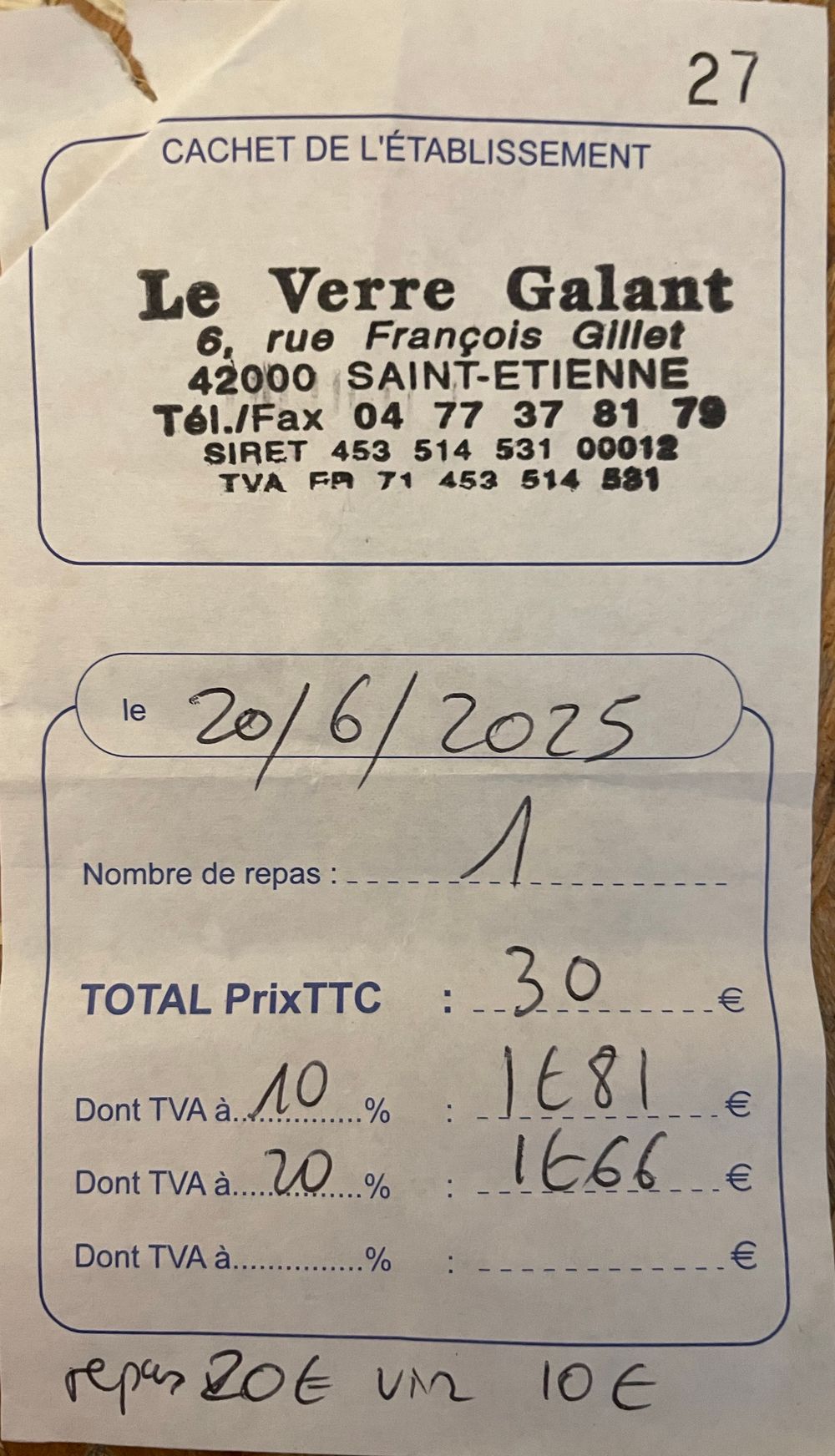 Loire-Le Verre Galant