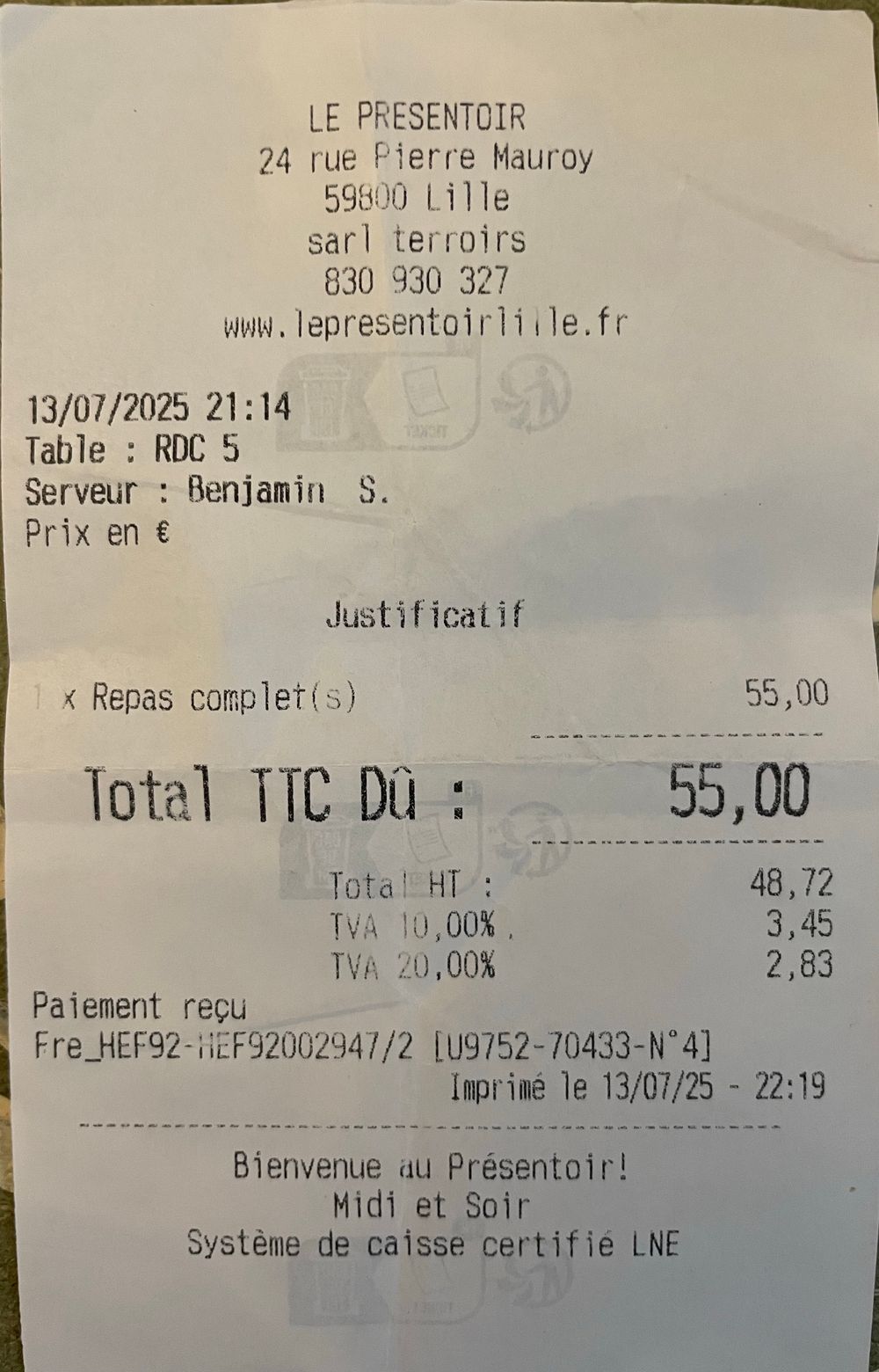 Nord-Le Présentoir