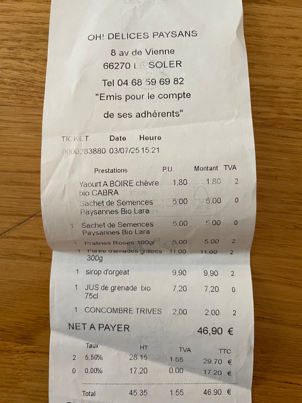 Pyrénées Orientales-Oh Délices Paysans