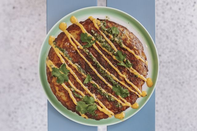 Tortilla et mayonnaise à la patate douce