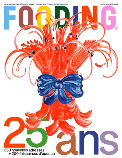 Le Fooding’s brand-new anniversary guide frontcover
