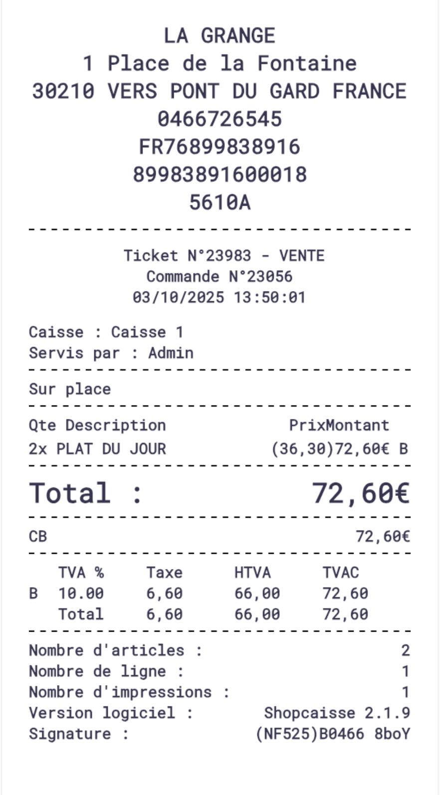 Gard-La grange de vers