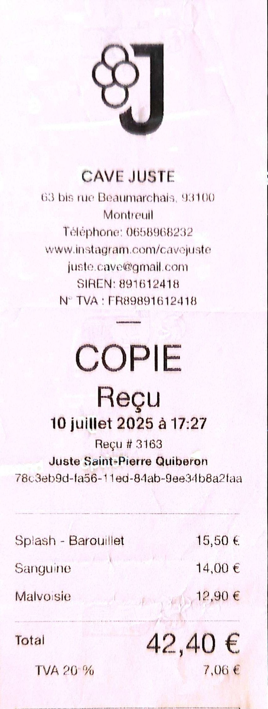 Vin-Morbihan-Cave Juste