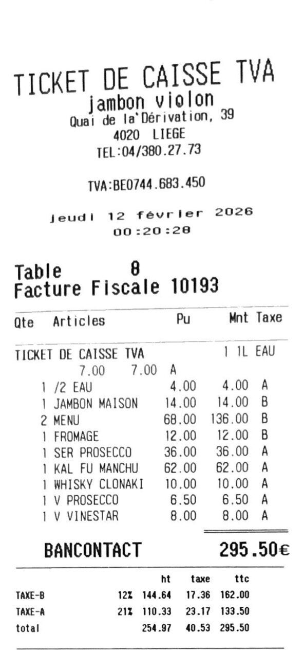 Jambon Violon addition