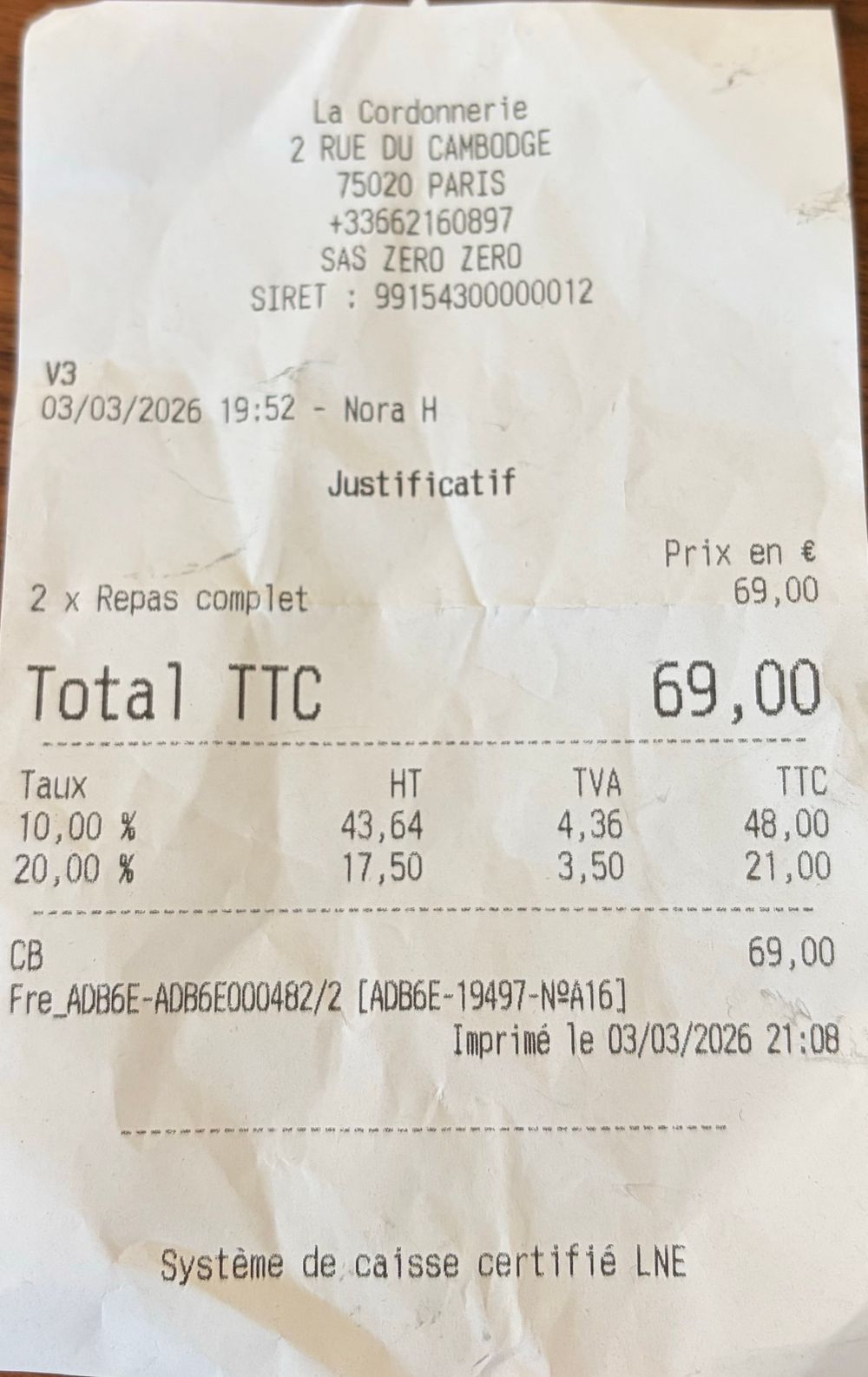 Bar-75020-La Cordonnerie