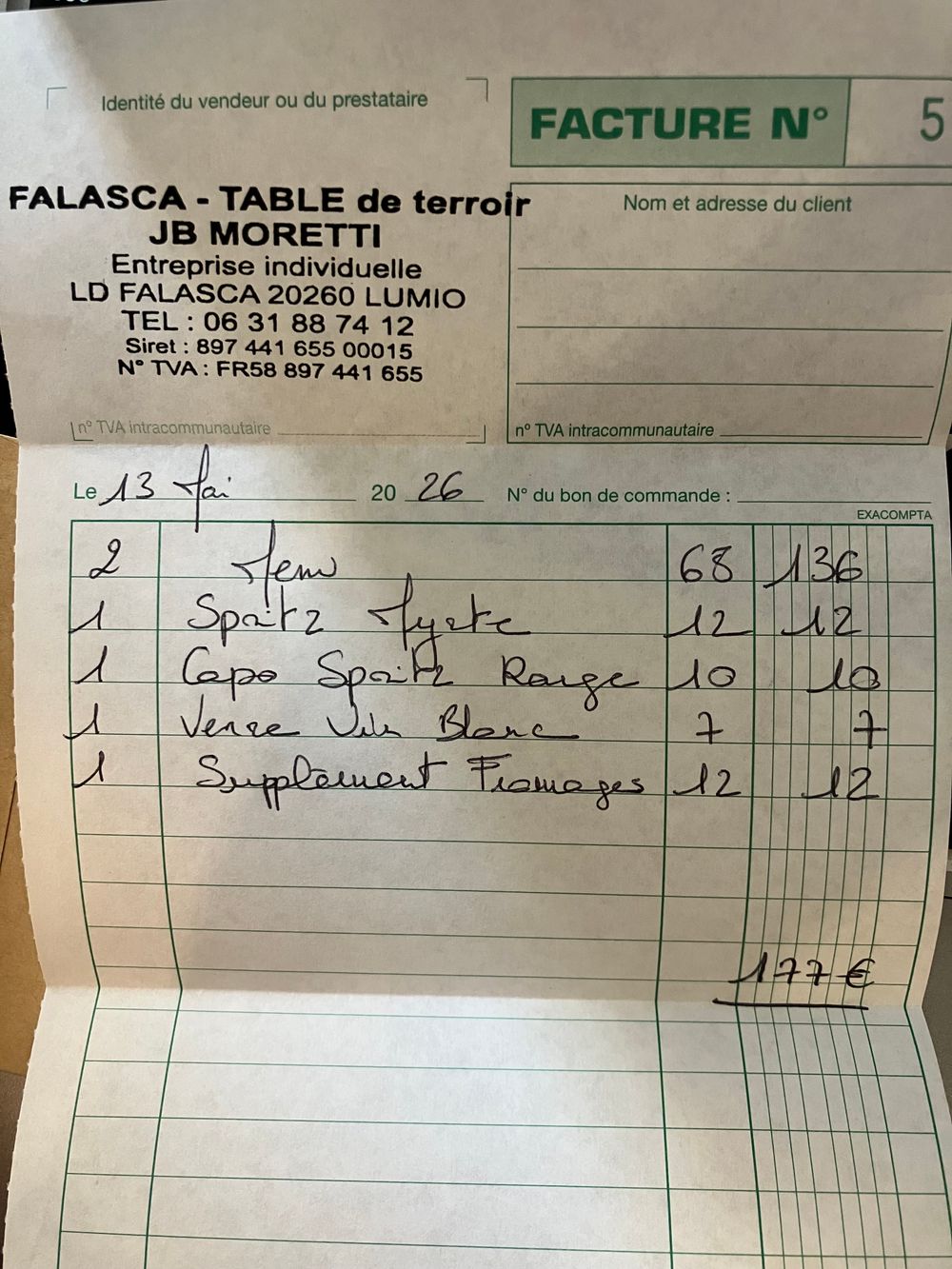 Addition Falasca