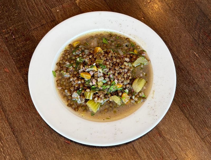 Lentilles vinaigrette
